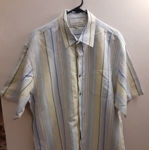 Tommy Bahama Linen/Cotton Button Down